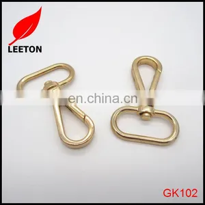 Good Quality 1.0inch Purse Light Gold Swivel Snap Hook thumbnail-2