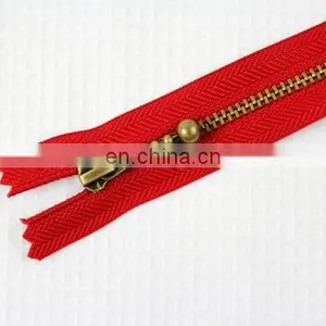15cm Colorful Unique Bronze Zipper For Fabric thumbnail-6