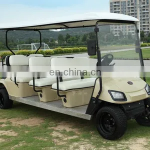 AGM BATTERY Power New Electric Shuttle Bus for Sale With 4.4KW 48V Motor thumbnail-1