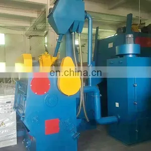 Dry Cleaning Valve Sand Blasting Machine Rubber Belt Roller Shot Blasting Machine thumbnail-5