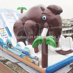CH Inflatable Amusement Inflatable Playground Elephant Inflatable Slide thumbnail-2