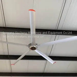 Aluminum Alloy Blade 12ft-24ft Hvls Air Cooler Industrial Large Ceiling Fan thumbnail-5