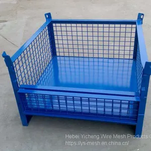 Industrial Stackable Storage Wire Mesh Container thumbnail-2