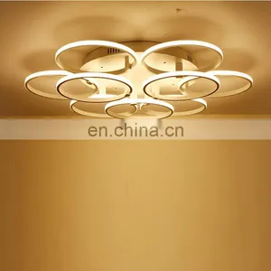 High Quality Warm Romantic Modern Minimalist Home Decor Lighting Round LED Ceiling Lamp Bedroom Light thumbnail-2