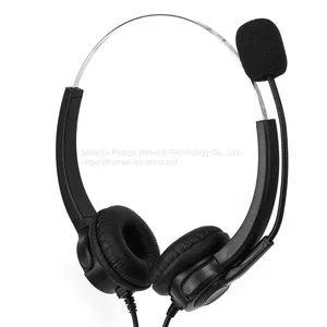 Hotrain FH13 USB Dual Side Customer Service Center Noise Reduction Headset thumbnail-1