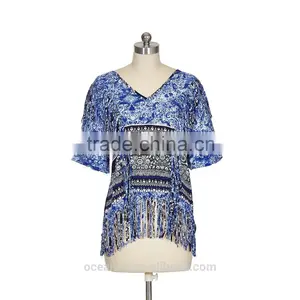 100% Engineering Print Blouse thumbnail-1