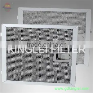 European Range Hood Filter Aluminum Frame and Meshes Plastic Lock Button thumbnail-6