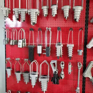 Aluminum Alloy Fiber Optic Cable Dead End Clamp / Anchor Clamp thumbnail-4