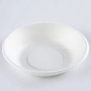 Disposable Biodegradable 7INCH Bowl Take Away Sugarcane thumbnail-3