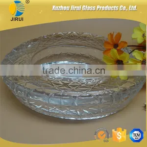 Unique Engraved Crystal Glass Ashtray thumbnail-1