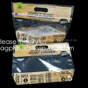 Fresh Lock Packaging Pouch Vent Hole And Handle, Grape, Mango, Fruit, Vegetable, PP Slider Lock Zipper Bags thumbnail-3