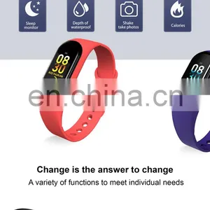 M6 Fitness Wristband Sport Watch Manual Music Smart Watch Functional Bracelet M3 M4 M5 thumbnail-3