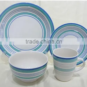 Stoneweare Dinnerset With Handprint Line Porcelain Unbreakable Dinnerware Withcheap Price and Good Quality thumbnail-2