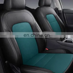 Auto Interior Decorative Mixed Color Black Green Standard Intermediate True Genuine Leather Luxury Covers Kit for Seats Car thumbnail-1
