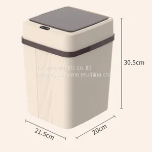 Cross Border Intelligent Dustbin Household Automatic Sensing Dustbin Kitchen Toilet Seam Dustbin（Wechat:13510231336） thumbnail-1