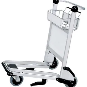 3 Wheels Aluminum Airport Passenger Baggage Hand Luggage Price Trolley thumbnail-1