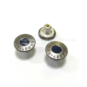 2023 Customized Wholesale Plating Brass Cowboy Button Jeans Buttons for Jeans Clothing thumbnail-4