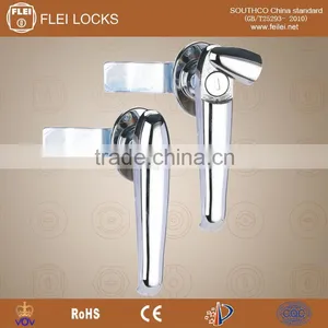 CE RoHS 2015 FEILEI MS308-2 New Design Zinc Alloy Electrical Cabinet/gate/door Handle Lock With Cover thumbnail-1