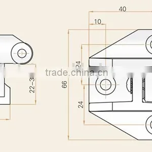 2015 FEILEI TA203-1 Hardware Adjustable Door Handle With Lock thumbnail-5
