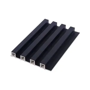 159*23 Wpc Board for Interior and Exterior Wall Decoration Wall Bamboo Fiber Wpc Cladding Wall Panel thumbnail-2