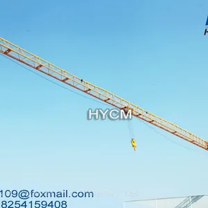 QTZ63 PT5013 Topless Tower Crane Height 30m Load Capacity 1.3 Tons at Boom Length 50m thumbnail-2