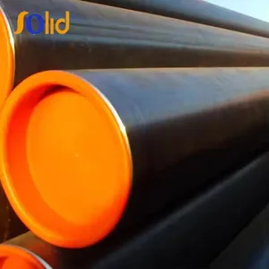 API 5L / ASTM A106 Gr. B / A53 Gr. B Sch40 Sch80Carbon Black Seamless Steel Pipe Price for Sale thumbnail-1