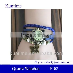 Concepts Quartz Watches F-02 for Girls With Leather Strap, Bronzed Watch Case thumbnail-1