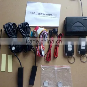 Smart Key PKE Car Alarm System With Identify Remote Automation And PKE Function On Off By Transmitter! thumbnail-2