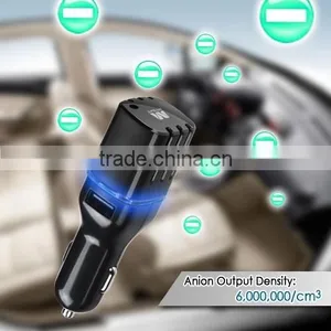 Portable Ionizer Mini Air Purifier/air Freshener for Car With USB thumbnail-1