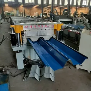 High Quality European Standard Standing Seam Metal Roof Machine Colored Steel Tile Forming Equipment For Sale Factory thumbnail-3