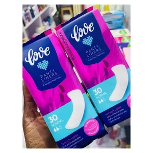 Factory Cheap Love Panty Liners Sanitary Napkins Disposable Cotton Ladies Napkins Sanitary Pads for Period Time Hot Selling in Africa thumbnail-2