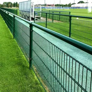 Galvanized Double Wire Mesh Fence With 8/6/8mm, 6/5/6mm Wire Diameter for Perimeter Security thumbnail-3
