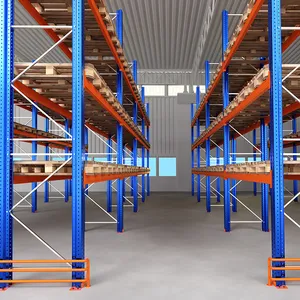 Heavy Duty Pallet Steel Shelf With Shuttle Racking System Metal for Warehouse thumbnail-1