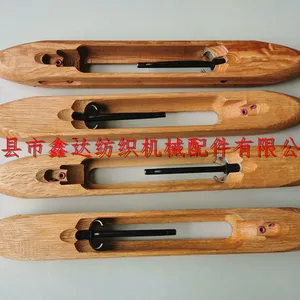 Wooden Shuttle With Pulley For Hand Loom Textile Accessories thumbnail-2
