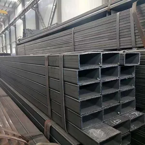 S355J0H J2H Steel Pipe Metal Pipe Square Hollow Section ASTM A500 A501 EN10210 EN10219 JIS STKR 400 STKR490 ERW Steel Pipe thumbnail-2