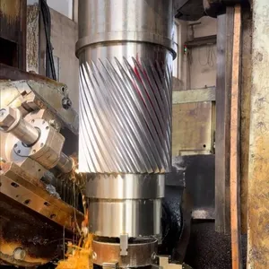 Herringbone Gear Shaft Forgings | Forged Components | Factory Customization thumbnail-4