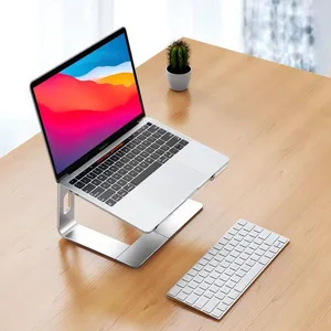 Aluminum Laptop Stand Detachable Computer Stand Notebook Riser Laptop Mount Silver thumbnail-2