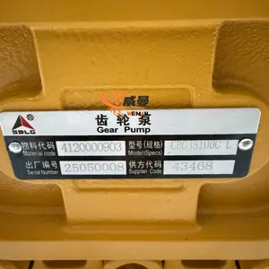 Genuine SDLG 4120000903 Gear Pump for SDLG LG956 LG958L Wheel Loader thumbnail-5