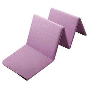 Foldable Yoga Mat, Portable, Non-slip, Home Fitness Mat, Shock-absorbing, Silent, Thickened Cushion for Dormitory Sleeping thumbnail-5