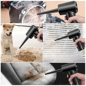 Mini Electric Air Portable Inflator Compact Deflate Function Air Pump for Air Bed Swim Ring thumbnail-4
