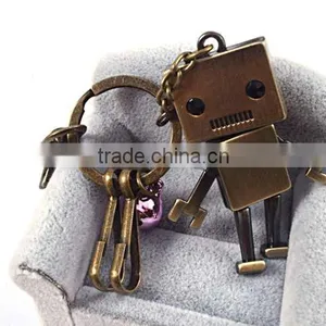 2016 Factory Fashion Gift Customized Metal Robot Keychain Quality Choice thumbnail-3