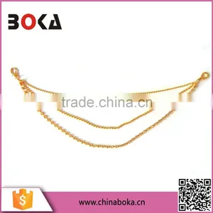2015 Elegant Fancy Gold Chain Design Rhinestone Buckles for Decoration thumbnail-1