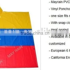 Hot Sale Popular Adult Pvc Rain Cape Poncho thumbnail-2