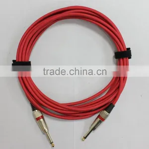 Instrument Guitar Cable 6.35 Gold Nickle Plated Connector thumbnail-1