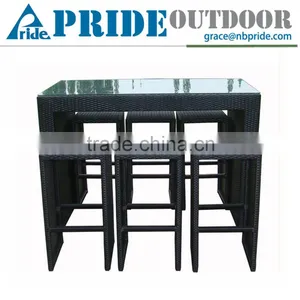 Modern Rattan Garden Patio Furniture PE Rattan Furniture Parts Bar Furniture Of Rattan thumbnail-1