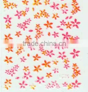 Bright Color Pattern Nail Sticker Polish thumbnail-1