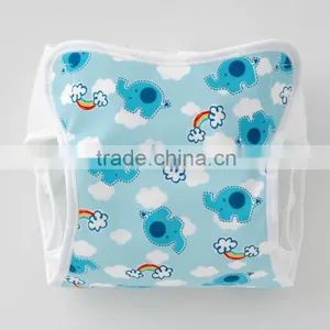 Made in Japan Products High Quality Cloth Diaper Cover Baby for Boys Elephant Pattern Nappies Wholesale for Hot Selling Item thumbnail-5