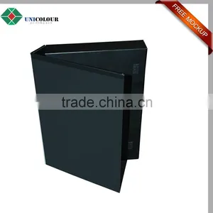 Durable Cardboard Certificate Holder File Folder in Black Color thumbnail-2