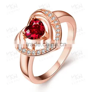 2016 Well-built Fashion Top-level Women Gold Gemstone Ring thumbnail-3