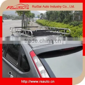 Powder Coated Install Car Roof Rack Cargo Baskets Quality Choice thumbnail-1